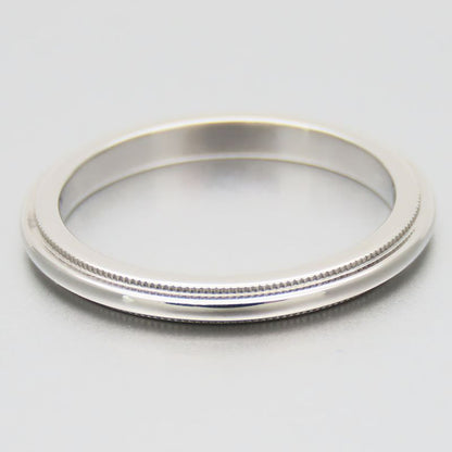 Tiffany & Co Ring / Ring Millegrain Pt950 Approx 2.9g Platinum Jewelry Ladies