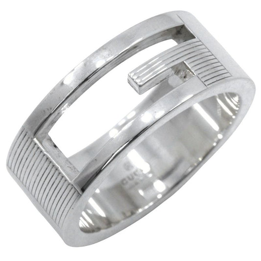Gucci Branded G Silver 925 Size 13 Ladies 7.9g Ring