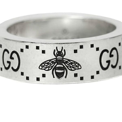 Gucci Ring GG & Bee Silver