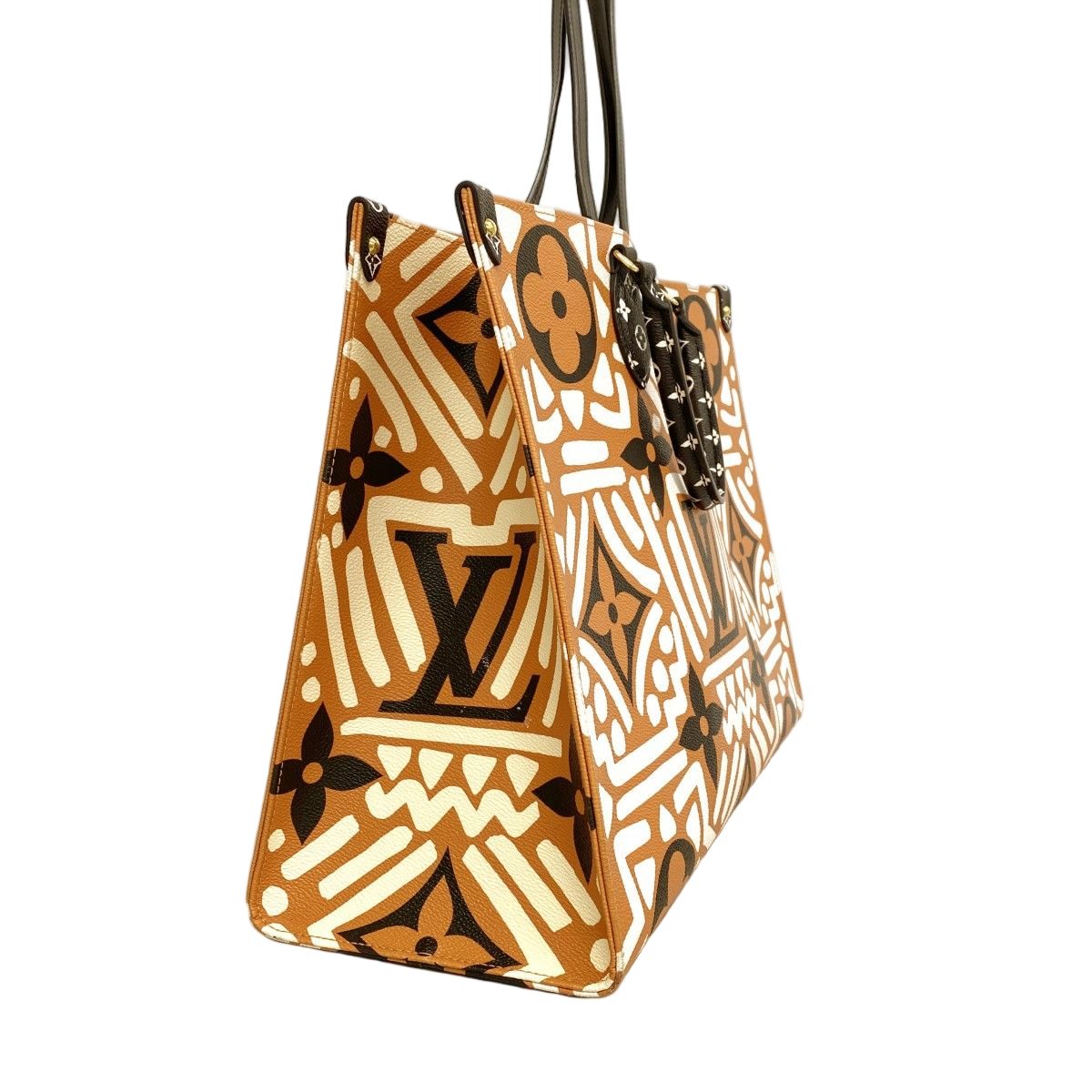Louis Vuitton Tote LV Crafty On The Go GM Cream Caramel 2-Way — view 2