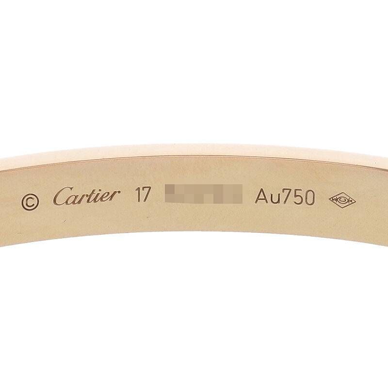 Cartier LOVE Bracelet Love Bracelet New Shape 18K Pink Goldbracelet Men's 17