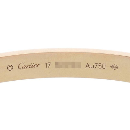Cartier LOVE Bracelet Love Bracelet New Shape 18K Pink Goldbracelet Men's 17