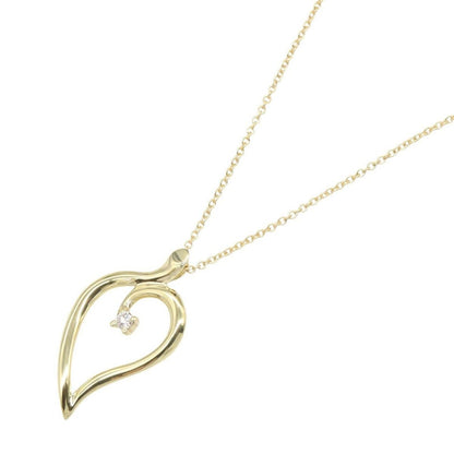 Tiffany & Co Necklace Leaf Diamond 40 cm 18k