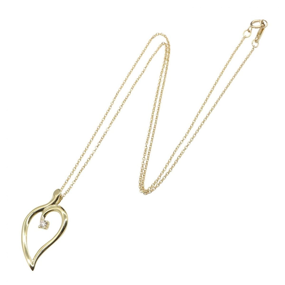 Tiffany & Co Necklace Leaf Diamond 40 cm 18k — view 2