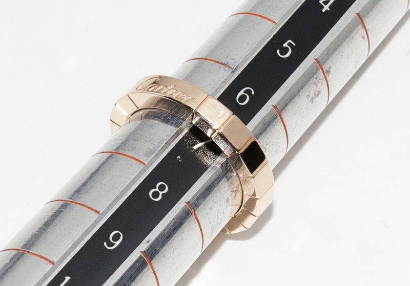 Cartier Rings 18K Pink Gold Lanier Ring Width 3mm (012in) B40483