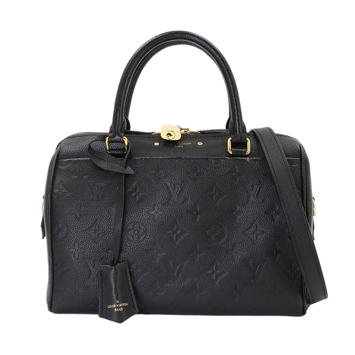 Louis Vuitton Monogram Empreinte Speedy Bandouliere 25 NM 2-Way Hand Bag