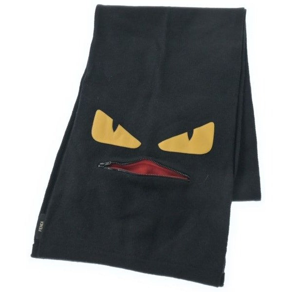 Fendi Scarf Wool Black