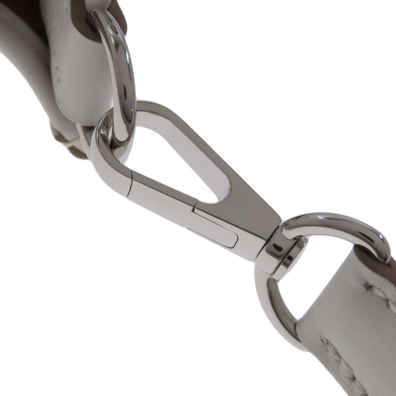 Hermes Evelyn Neo Etop Silver Hardware Shoulder Bag Toile Offiche Women