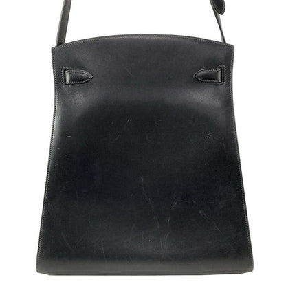 Hermes Kelly Sport GM Black Outside Stitching/gold Hardware