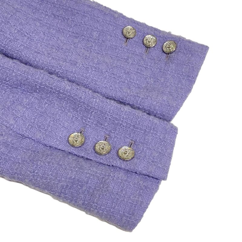 Chanel Jacket Size 36 S Women - P71766 Purple Wool
