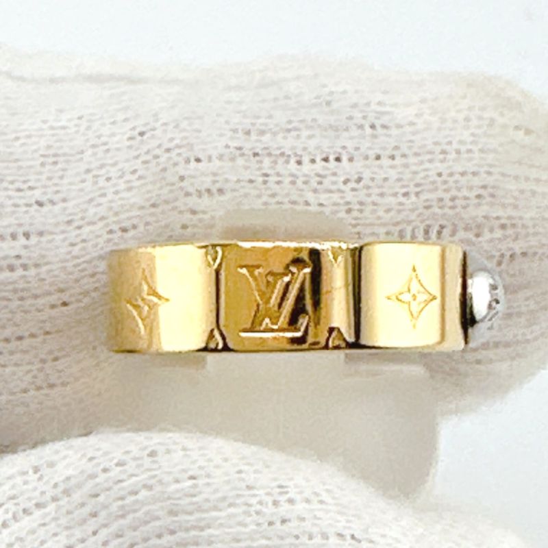 Louis Vuitton M00210 GP S Size Ring - Nanogram Ring - Ring Louis Vuitton Gold