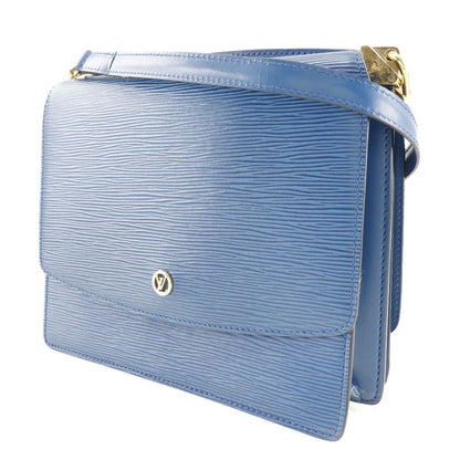 Louis Vuitton Grenelle W Hook Epi Leather Blue Mi1913 Ladies Shoulder Bag