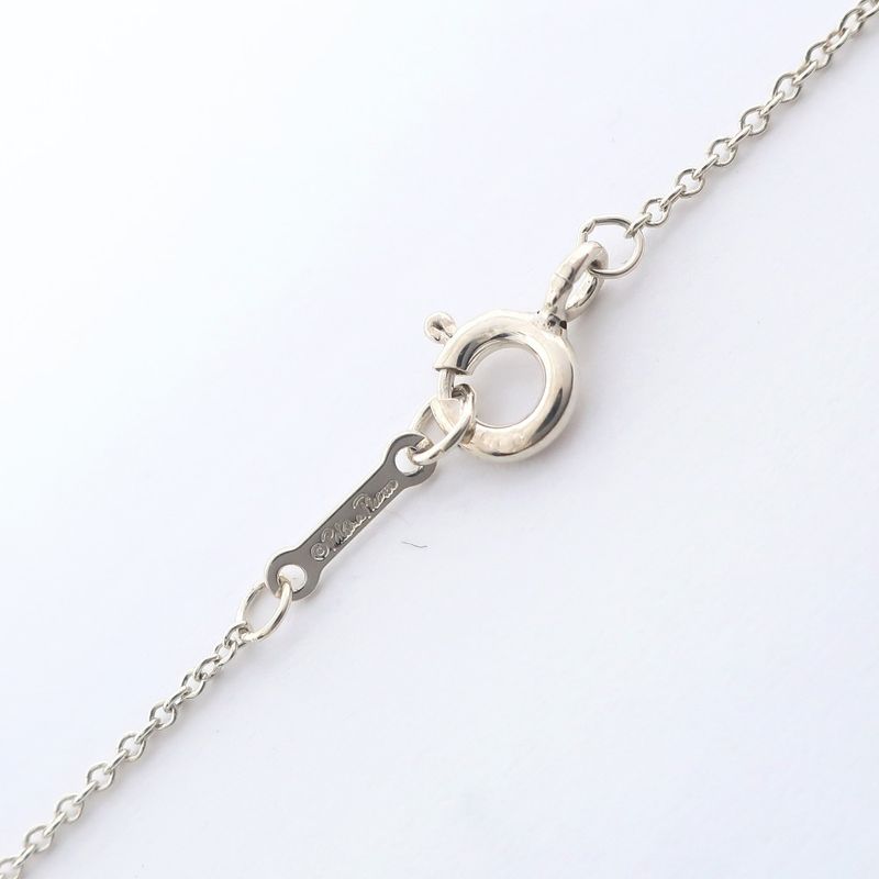 Tiffany & Co New Tenderness Heart Paloma Picasso 925 Silver Ladies 4.4g Necklace