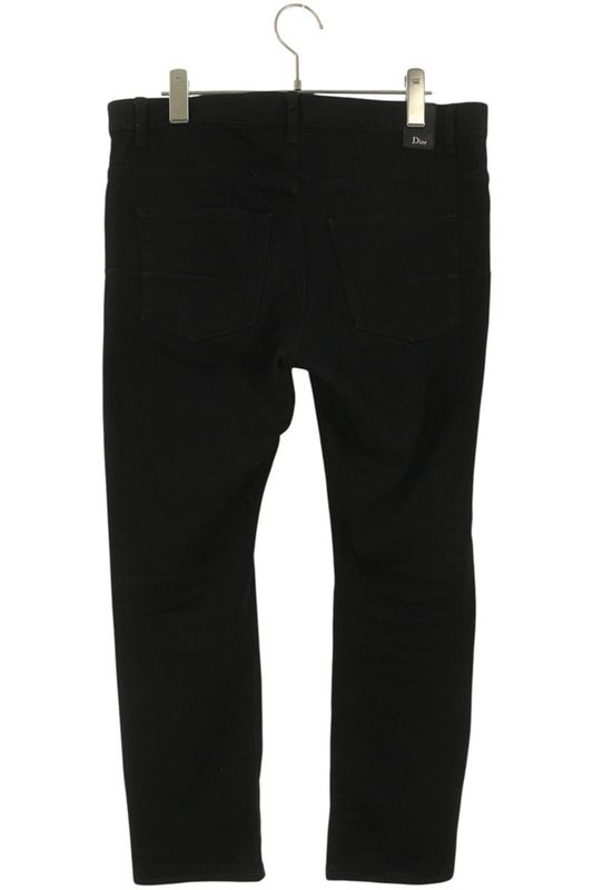 Dior Homme 863ds11w4693 Tribal Embroidered Skinny Denim Pants Men's 30