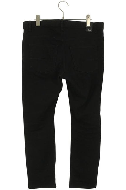 Dior Homme 863ds11w4693 Tribal Embroidered Skinny Denim Pants Men's 30