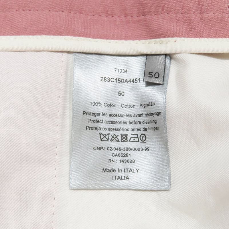 Unused 22ss DIOR X Travis Scott Cactus Jack Cargo Bermuda Shorts Half CD Logo