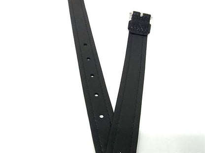 Prada 2sc106 Leather Silver Hardware Belt Size 36/90 Ladies Men's