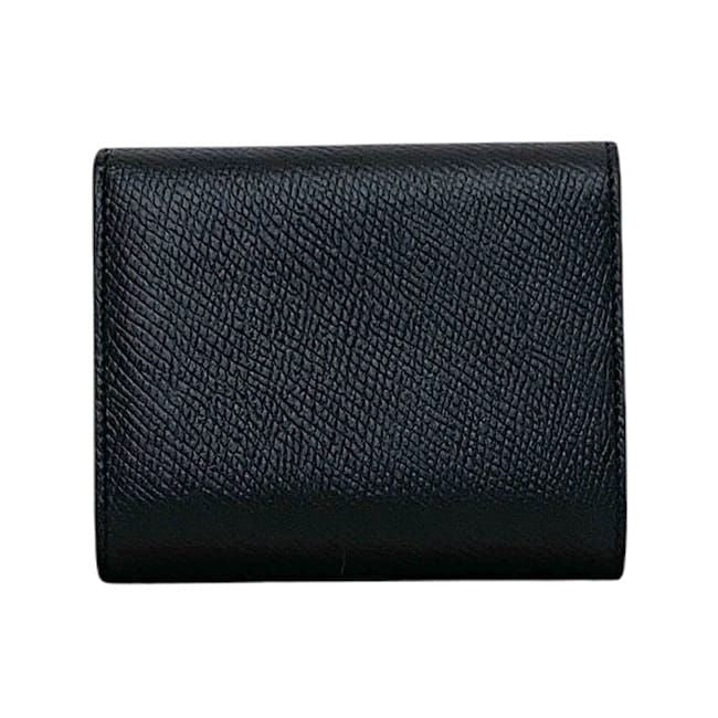 Celine Trifold Wallet Black 10b573bel Excellent Condition Leather Preowned