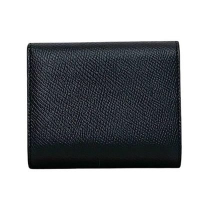 Celine Trifold Wallet Black 10b573bel Excellent Condition Leather Preowned