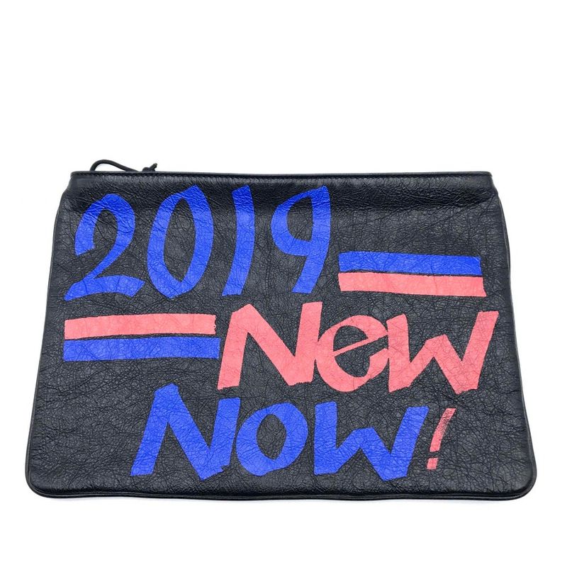 Balenciaga Graffiti Paint Explorer Clutch Bag