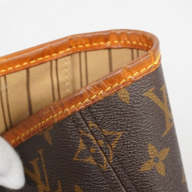 Louis Vuitton Tote Bag Monogram Neverfull MM M40156 Brown Ladies