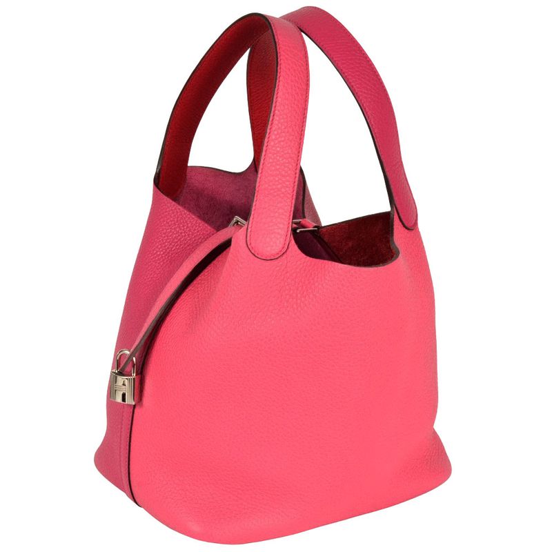 Hermes Picotin Lock Cazac Deux 22mm (087in) Handbag Taurillon Cles Mance