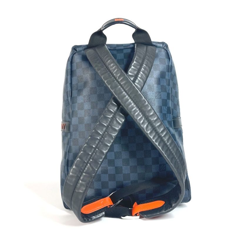 Louis Vuitton Backpack Sac Discovery Backpack N40157 Damier Cobalt Canvas Navy