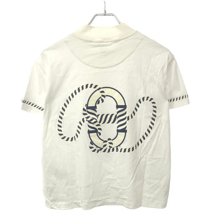 Hermes 23ss Cartouche Mock Neck T-Shirt 3e4621dl White 34