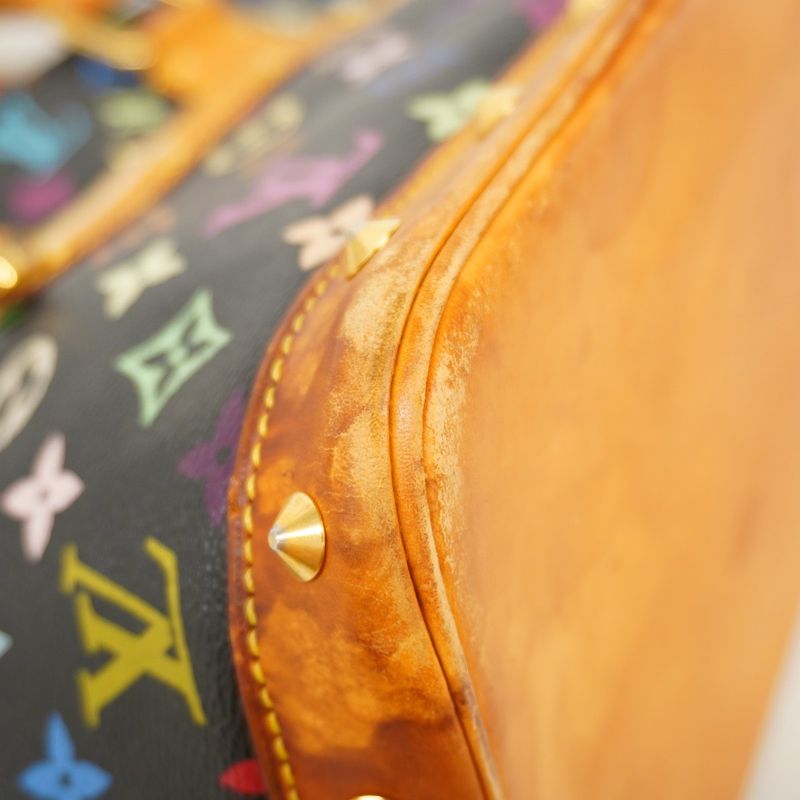 Louis Vuitton Monogram Multicolor Alma M92646 Noir Black Women