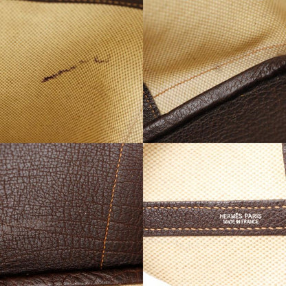 Hermes Garden Party PM Toile Ash Marron Beige/brown □J Ladies Tote Bag