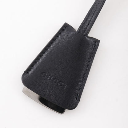 Gucci Horsebit Slim Small Shoulder GG 774719 Denim Black Women's Shoulder Bag