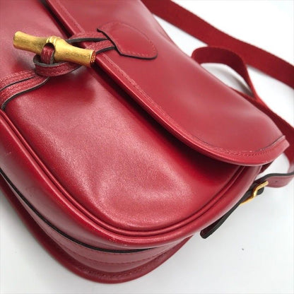Hermes Vintage Box Calf Shoulder Bag Red