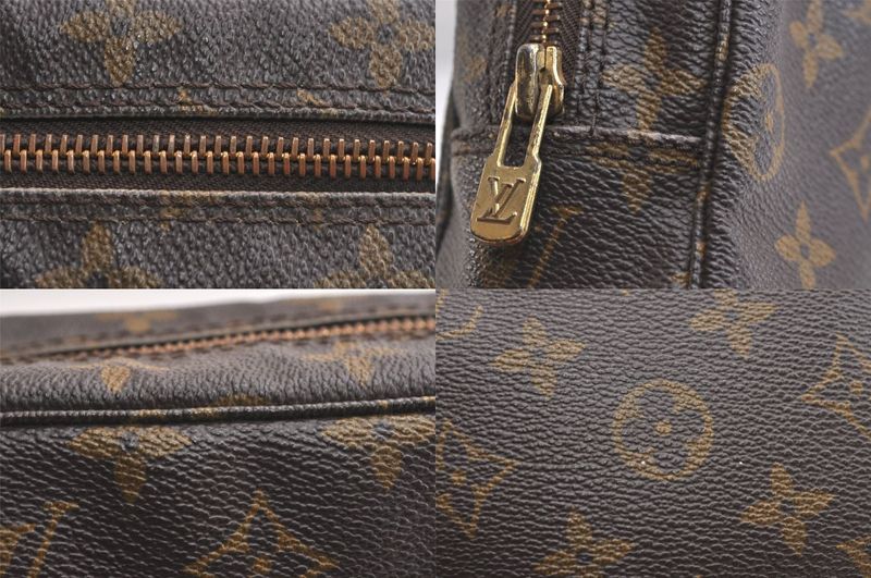 Louis Vuitton Monogram Trousse Toilette 18 Clutch Handbag M47526 LV 3351n