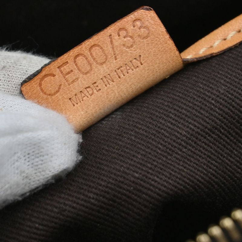 Celine Shoulder Tote Bag PVC Leather Brown 69ka948