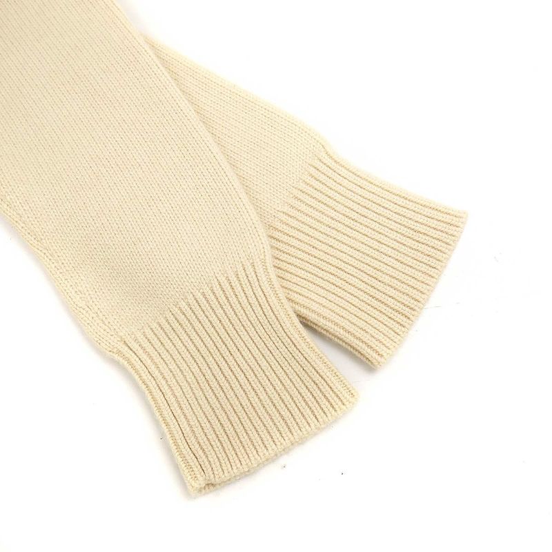 Celine by Phoebe Philo High Neck Cashmere Chunky Knit Sweater 2 3ds4 7720 Ivory