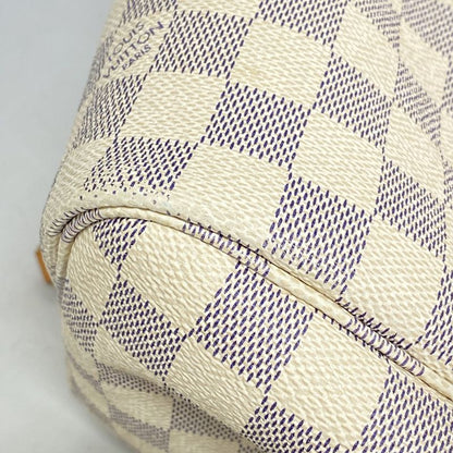 Louis Vuitton Tote Bag Damier Azure Neverfull MM N41605 White Rose Ballerine