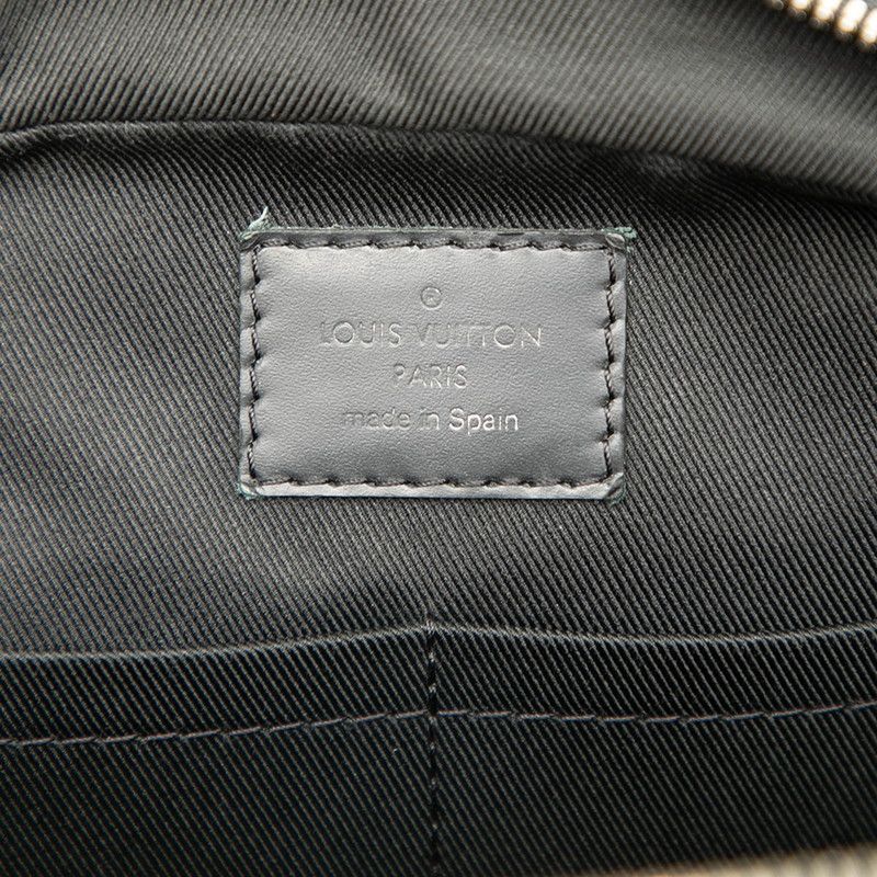 Louis Vuitton Damier Graphite Dayton MM Crossbody Shoulder Bag N41409 Black PVC