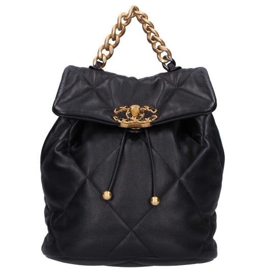 Chanel 19 As4223 Coco Mark Turnlock Quilted Chain Backpack Men's