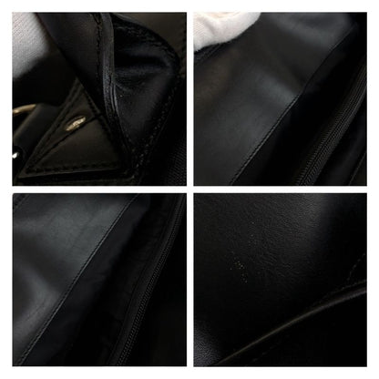 Gucci Sherry Line Black Silver Hardware Nylon 246410 Business Bag Handbag Men