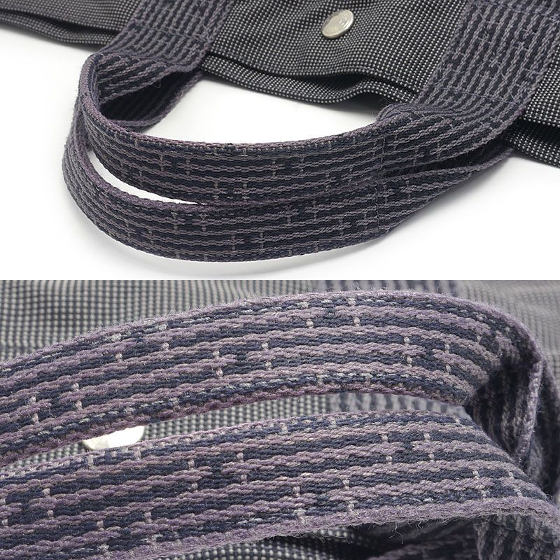 Hermes Yale Line Tote MM Canvas Handbag A4