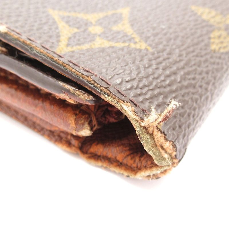 Louis Vuitton Monogram Pochette Cles M61725 Leather Long Wallet