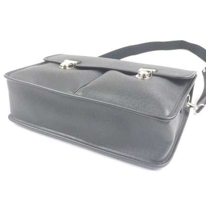 Louis Vuitton M32622 Taiga Anton LV Logo Embossed Briefcase Shoulder Bag