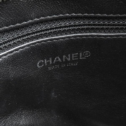 Chanel Tote Bag Revival Tote Caviar Skin Black Silver Hardware Black Coco Mark