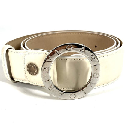 Bvlgari Logo Leather White