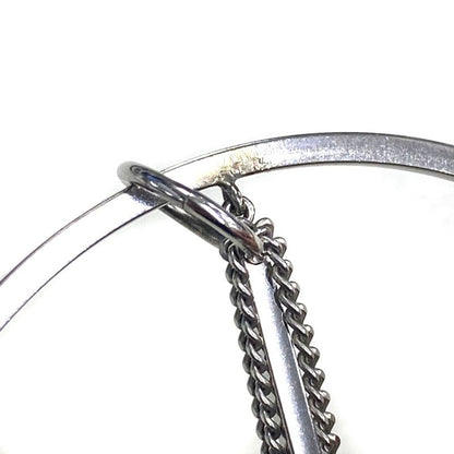 Celine 22ss Circle Cross Long Necklace Silver