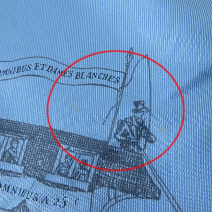 Hermes Carre Geant Carre 90 JEU DES Omnibus ET Dames 100% Silk Large Shawl