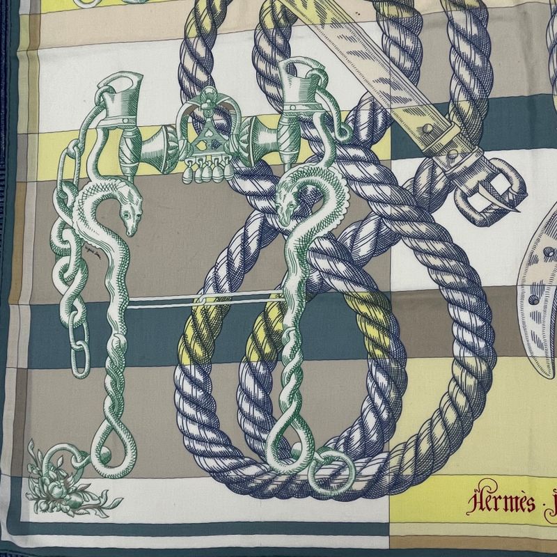 Hermes Carre 140 Large Della Cavalleria Della Cavalleria Scarf Cashmere