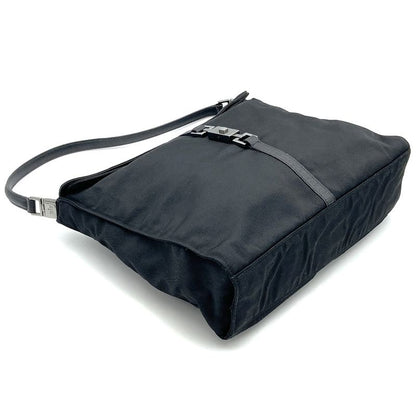 Gucci 001 3355 Jackie Shoulder Bag One Shoulder Black Nylon Canvas Women Vintage