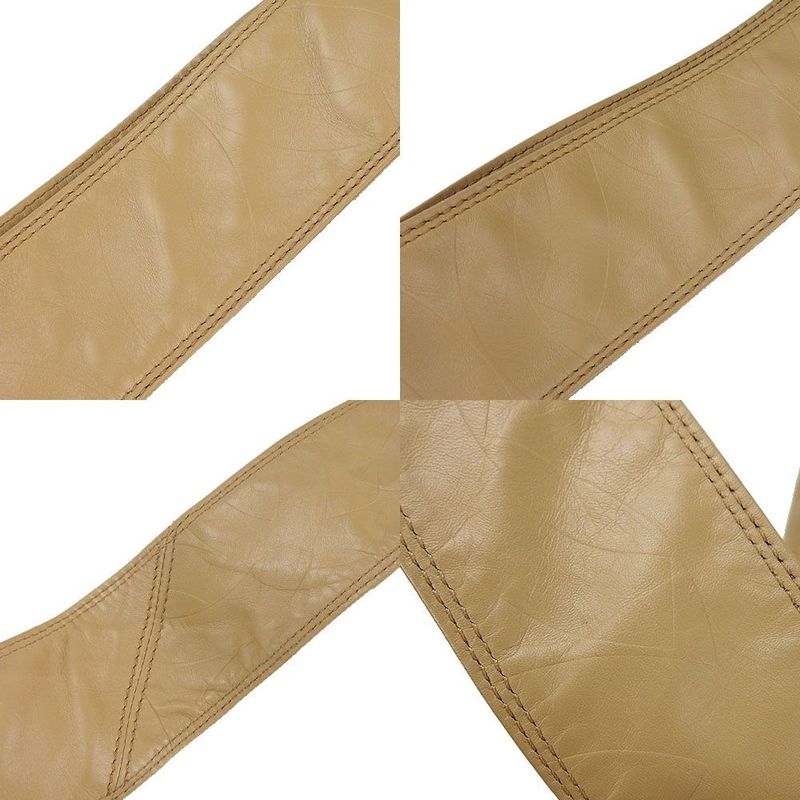 Chanel Shoulder Bag Crossbody Cocomar Cles Leather Cocomar Cles Leather 6 Beige