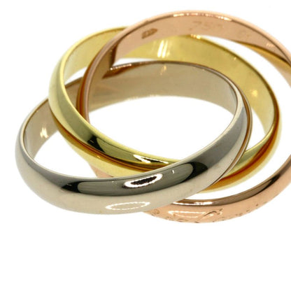 Cartier Trinity #51 Ring 18K Yellow Gold 18K White Gold 18K Pink Gold Ladies